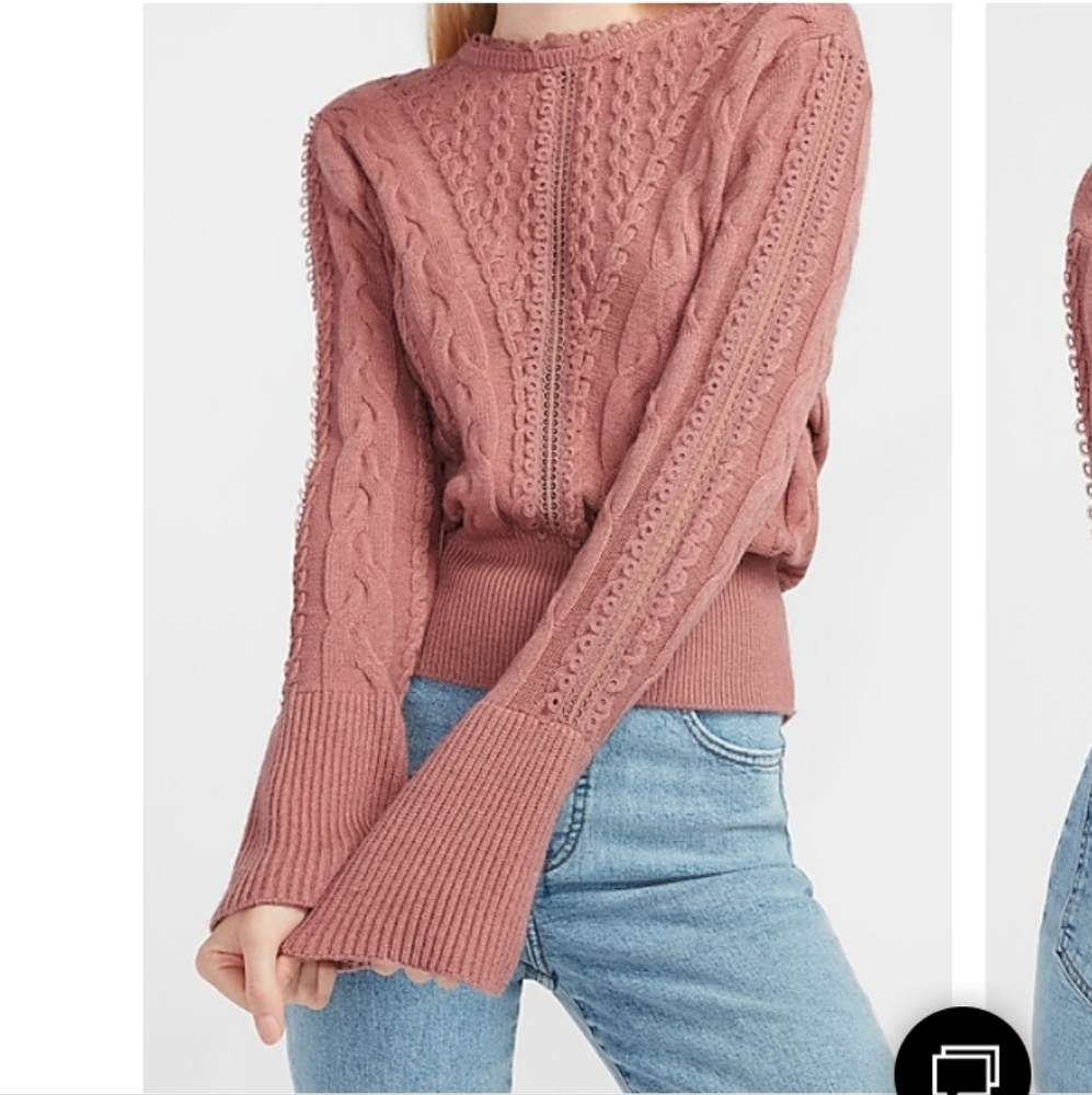 Express Cable Knit Sweater